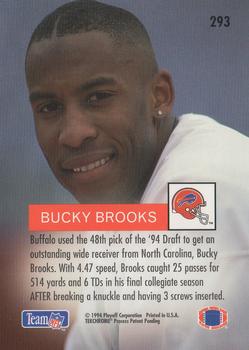 1994 Playoff #293 Bucky Brooks Back