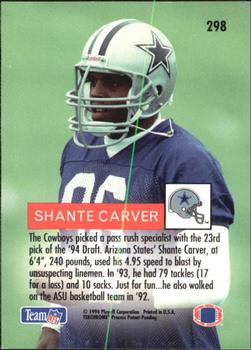 1994 Playoff #298 Shante Carver Back
