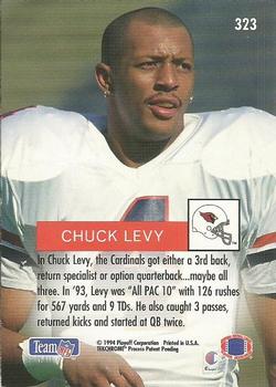 1994 Playoff #323 Chuck Levy Back