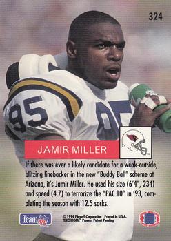 1994 Playoff #324 Jamir Miller Back