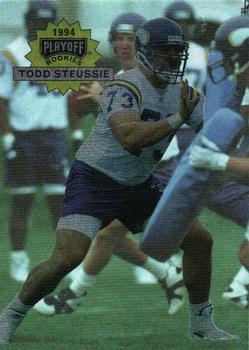 1994 Playoff #335 Todd Steussie Front