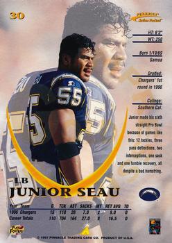 1997 Action Packed - Gold Impressions #30 Junior Seau Back