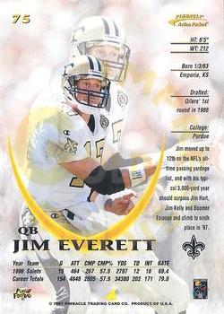 1997 Action Packed - Gold Impressions #75 Jim Everett Back