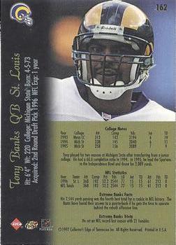 1997 Collector's Edge Extreme - 50-Point #162 Tony Banks Back