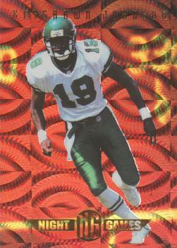 1997 Collector's Edge Masters - Night Games Prisms #9 Keyshawn Johnson Front