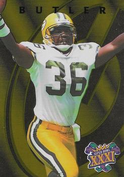 1997 Collector's Edge Masters - Packers Super Bowl XXXI Gold R #17 LeRoy Butler Front