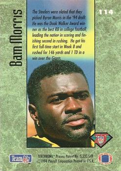 1994 Playoff Contenders #114 Bam Morris Back