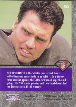 1994 Playoff Contenders #50 Neil O'Donnell Back