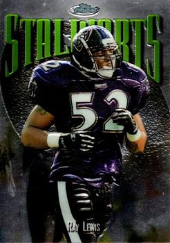1997 Finest - Embossed #302 Ray Lewis Front