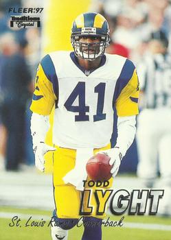 1997 Fleer - Traditions Crystal #337 Todd Lyght Front