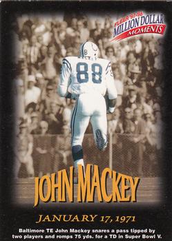 1997 Fleer - Million Dollar Moments Game Cards #45 John Mackey Front