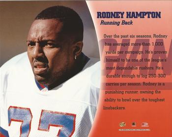 1997 Leaf Signature - Autographs #NNO Rodney Hampton Back