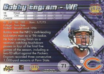 1997 Pacific Crown Collection - Copper #71 Bobby Engram Back