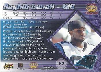 1997 Pacific Crown Collection - Silver #62 Raghib Ismail Back