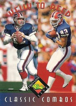 1994 Pro Line Live #393 Jim Kelly / Andre Reed Front