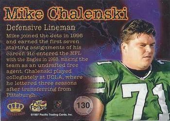 1997 Pacific Philadelphia - Silver #130 Mike Chalenski Back