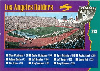 1994 Score #313 Los Angeles Raiders / Minnesota Vikings Front