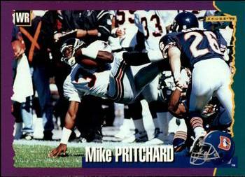 1994 Score #252 Mike Pritchard Front