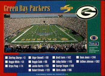 1994 Score #311 Indianapolis Colts / Green Bay Packers Front