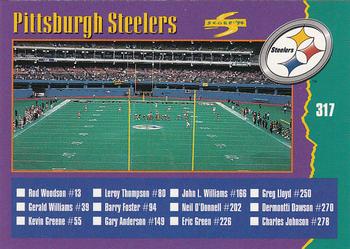 1994 Score #317 Pittsburgh Steelers / San Francisco 49ers Front