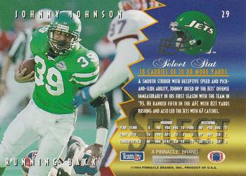 1994 Select #29 Johnny Johnson Back