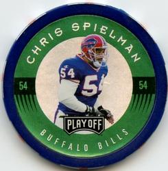 1997 Playoff Absolute Beginnings - Chip Shots Blue #54 Chris Spielman Front