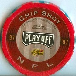 1997 Playoff Absolute Beginnings - Chip Shots Red #172 Tony Banks Back