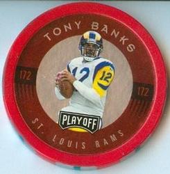 1997 Playoff Absolute Beginnings - Chip Shots Red #172 Tony Banks Front