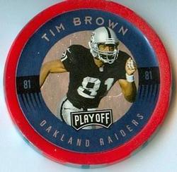 1997 Playoff Absolute Beginnings - Chip Shots Red #81 Tim Brown Front