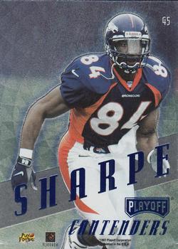 1997 Playoff Contenders - Blue #45 Shannon Sharpe Back