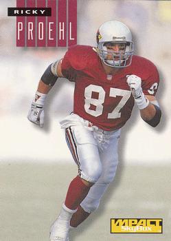 1994 SkyBox Impact #6 Ricky Proehl Front