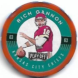 1997 Playoff First & Ten - Chip Shots Red #63 Rich Gannon Front