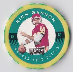 1997 Playoff First & Ten - Chip Shots Yellow #63 Rich Gannon Front