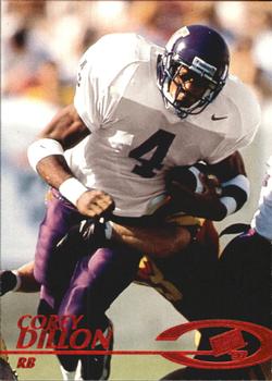 1997 Press Pass - Red Zone #7 Corey Dillon Front