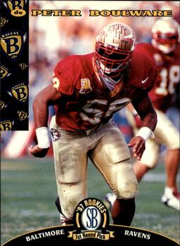 1997 Score Board NFL Rookies #7 Peter Boulware Front