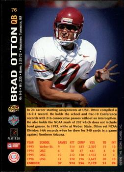 1997 Score Board NFL Rookies #76 Brad Otton Back