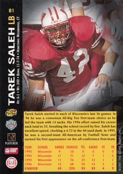 1997 Score Board NFL Rookies #81 Tarek Saleh Back