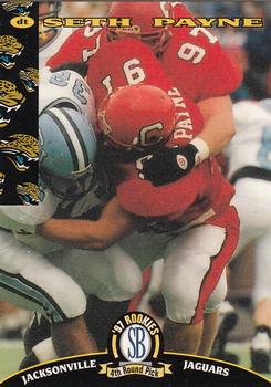1997 Score Board NFL Rookies #82 Seth Payne Front