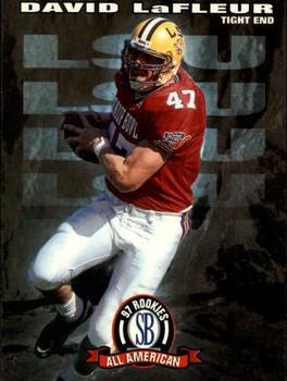 1997 Score Board NFL Rookies #88 David LaFleur Front