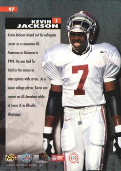 1997 Score Board NFL Rookies - Dean's List #97 Kevin Jackson Back