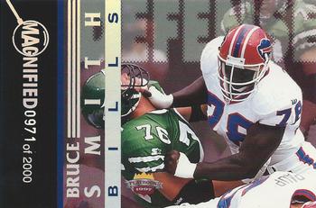 1997 Score Board Playbook By The Numbers - Magnified Silver #3DF Bruce Smith Front