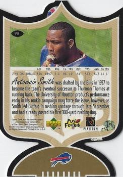 1997 SP Authentic - ProFiles Die Cuts #P-34 Antowain Smith Back