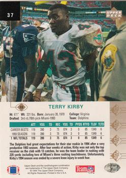 1994 SP #37 Terry Kirby Back