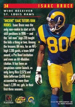 1997 Stadium Club Members Only 55 #34 Isaac Bruce Back