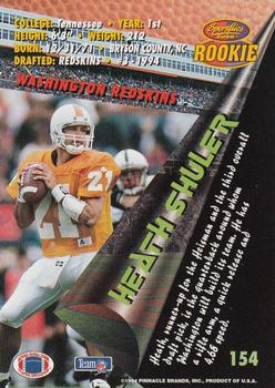 1994 Sportflics #154 Heath Shuler Back