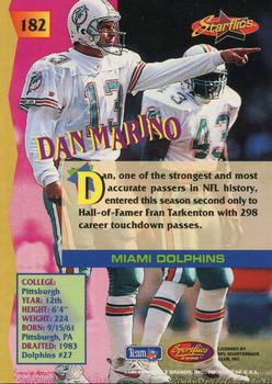 1994 Sportflics #182 Dan Marino Back