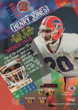 1994 Stadium Club #149 Henry Jones Back