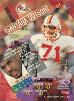 1994 Stadium Club #272 Santana Dotson Back