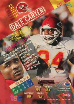 1994 Stadium Club #377 Dale Carter Back