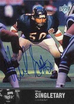 1997 Upper Deck Legends - Autographs #AL-163 Mike Singletary Front